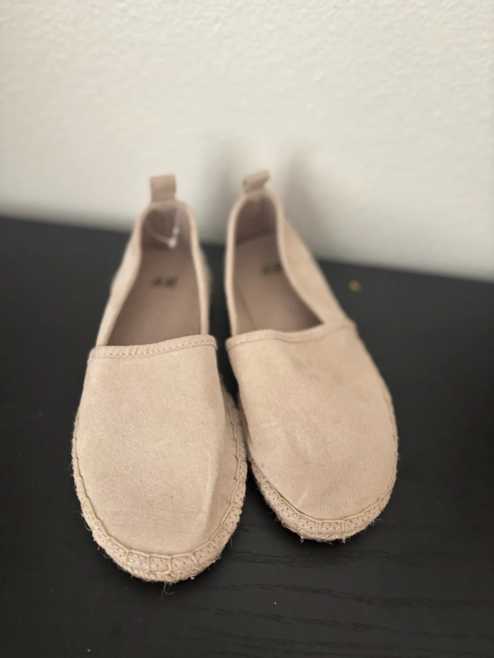 H&M Kids Slip-On Espadrille Shoes in Light Beige